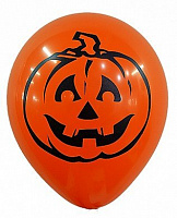 Тематические вечеринки|Детский Halloween|Воздушные шарики|Воздушный шар Тыква Хэллоуин 30 см