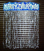 Украшение на двери Снежинки Merry Christmas