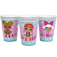 Стаканы Куклы Лол 10 шт