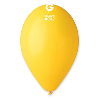 Тематические вечеринки|Цветная вечеринка|Желтая|Воздушный шар пастель желтый 12"