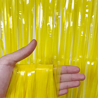 Штора фольгована (жовта) 2х1 м