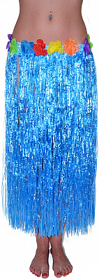 Спідниця гавайська 70 см (блакитна)
