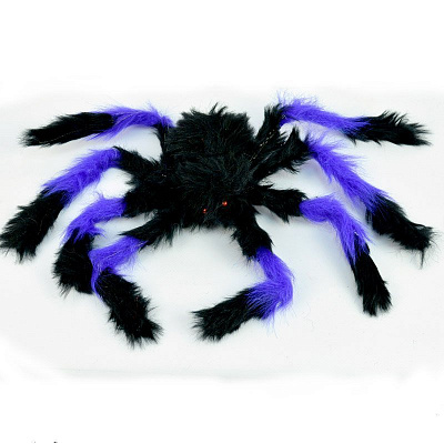 Павук малий з хутром (чорно-фіолетовий)