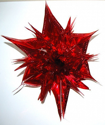 Звезда подвесная (Красная) 40 см