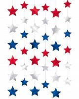 Гірлянда вертикальна Зірки США 6 од Гірлянда вертикальна Зірки США 6 од