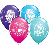 Воздушные шарики|Шарики на день рождения|Девочке|Воздушный шар 28 см Холодное Сердце
