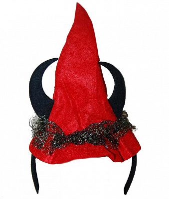 Шляпка-мини Ведьма (на обруче)