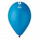 Воздушный шар пастель голубой 12"