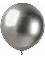 Воздушные шарики|Шары латексные|Хром и сатин|Воздушный шар 18" хром серебряный