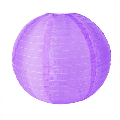 Фонарик ткань 20см (фиолетовый)