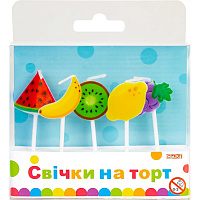 Свічки Фрукти 5 шт