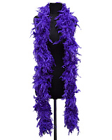 Боа перьевое фиолетовое