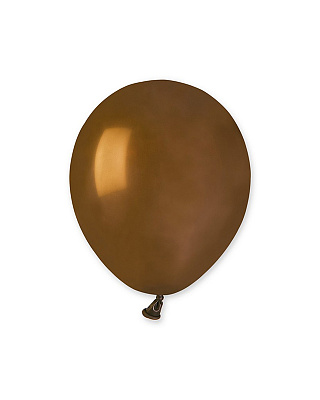 Воздушный шар пастель коричневый 5"