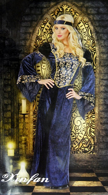 Платье средневековой дамы XL