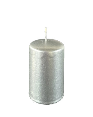 Свеча серебро 6 см