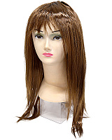 Перука довга пряма (коричнева)