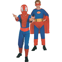 Товары для праздника|Детские карнавальные костюмы|Супер герои|Костюм Спайдермен-Супермен(120-130)