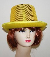 Цилиндр в пайетках (Золото)