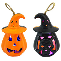 Праздники|Декорации на Хэллоуин|Светильник Джека и тыквы|Светильник Хэллоуин 10х7см