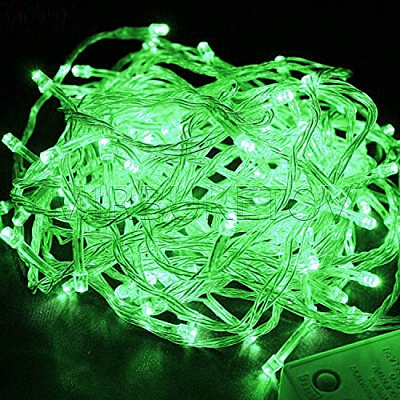 Гирлянда 140 ламп зеленая