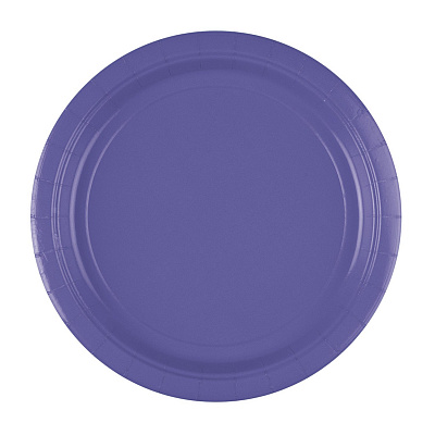Тарелки фиолетовые 8шт