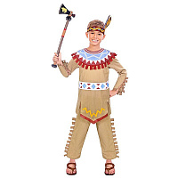 Тематические вечеринки|Ковбойская вечеринка|Индейские украшения|Костюм Индеец 6-8 лет (Амскан)