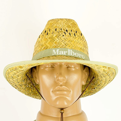 Шляпа ковбоя соломенная Marlboro