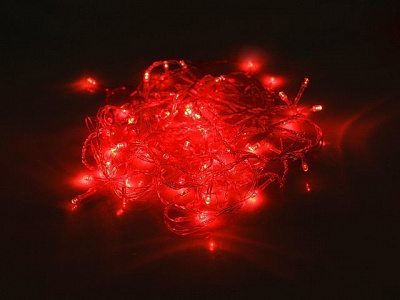Гирлянда 300 ламп Красная