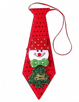 Товари для свята|Товары для праздника|Краватки і метелики |Краватка новорічна зі сніговиком