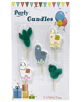 Набор свечей Лама и Кактус