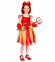 Праздники|Halloween|Детские костюмы на Хэллоуин|Костюм Девочка Чертенок (10-14 р)