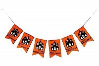 Гирлянда флажки Дом Happy Halloween