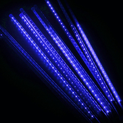 Гирлянда LED сосульки 2м (синяя)