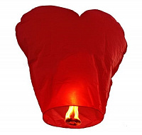 Свята |Все на День Святого Валентина (14 февраля)|Небесні ліхтарики |Небесний ліхтар Серце (Червоний)