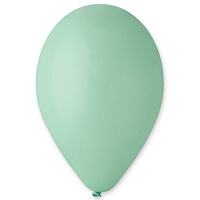 Воздушные шарики|Шары латексные|Пастель (матовые)|Воздушный шар пастель бирюзовый 12"