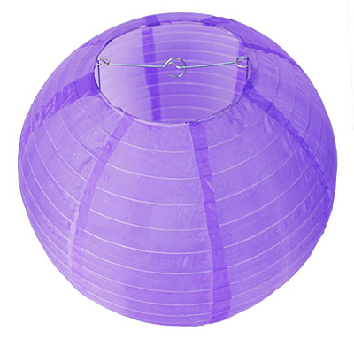 Фонарик ткань 20см (фиолетовый)