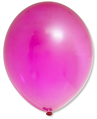 Воздушный шар кристалл фуксия 30см