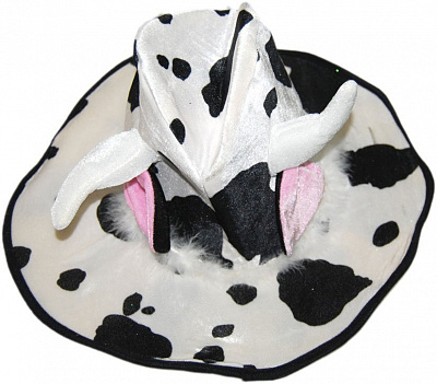 Шляпа-ковбойка Корова с ушами