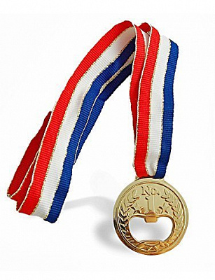 Медаль з відкривачкою №1