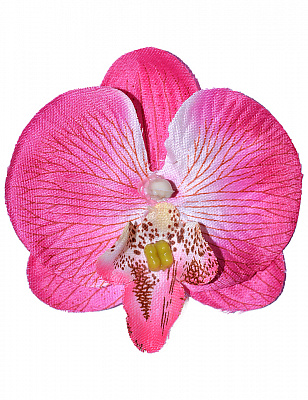 Квітка у волосся Орхідея (малинова)