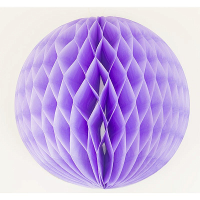 Шар подвесной гармошка (фиолетовый) 25 см