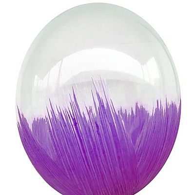 Повітряна кулька Браш фіолетова 30 см