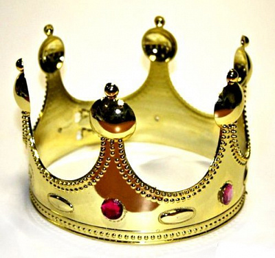 Корона детская Царь (золотая)