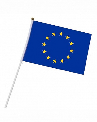 Флажок Евросоюза 10х20 см