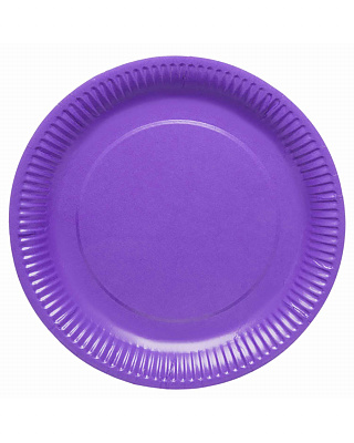 Тарелки фиолетовые 23см