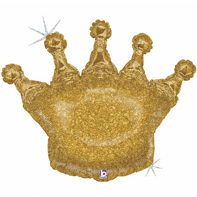 Куля фігура Корона Золотиста 61х75 см