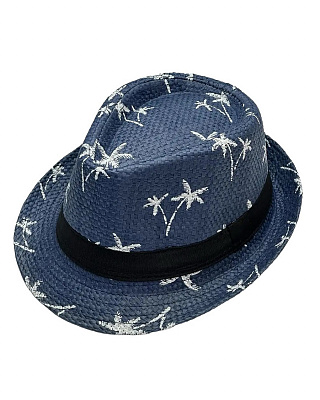 Шляпа Гаваи Пальмы синяя