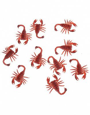 Набор резиновых скорпионов 10 шт