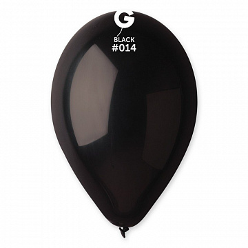Воздушный шар пастель черный 12" - фото 1 | 4Party