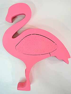 Декор Фламинго розовый (пенобокс)